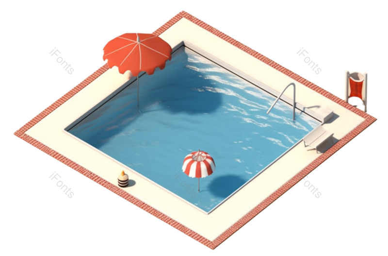 卡通图片,夏天元素,插画PNG,度假免抠素材